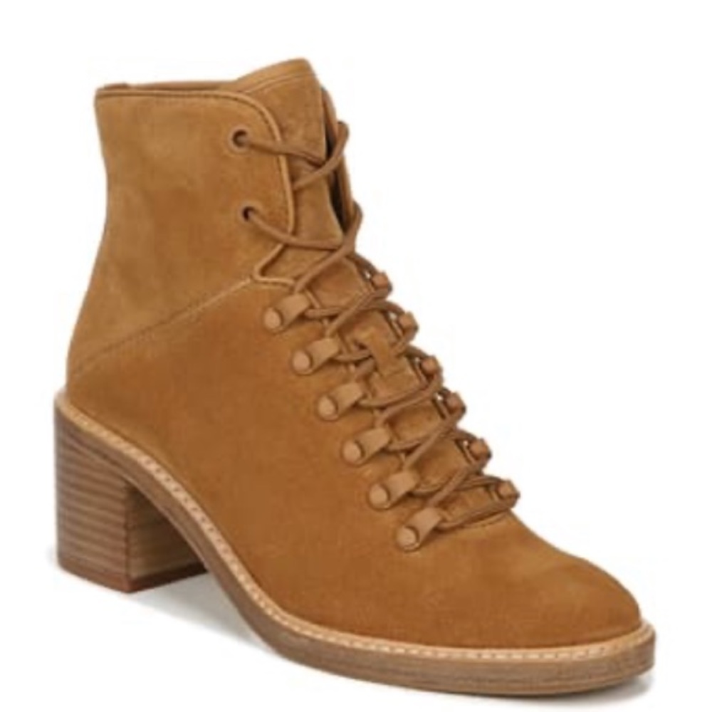 Vince Falco Block Heel Hiker Boot SZ 5.5
